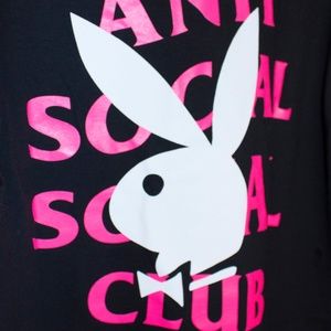 Anti Social Social Club Shirts New In Bag Playboy Remix Tee